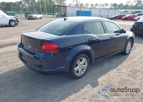 2013 Dodge Avenger Sxt from USA, damaged, VIN 1C3CDZCB5DN541741